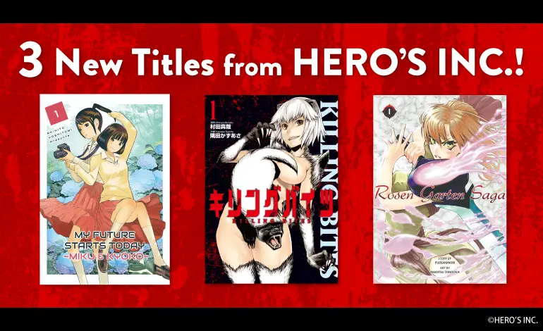 Manga Planet Adds 3 New Titles from HERO'S INC.!