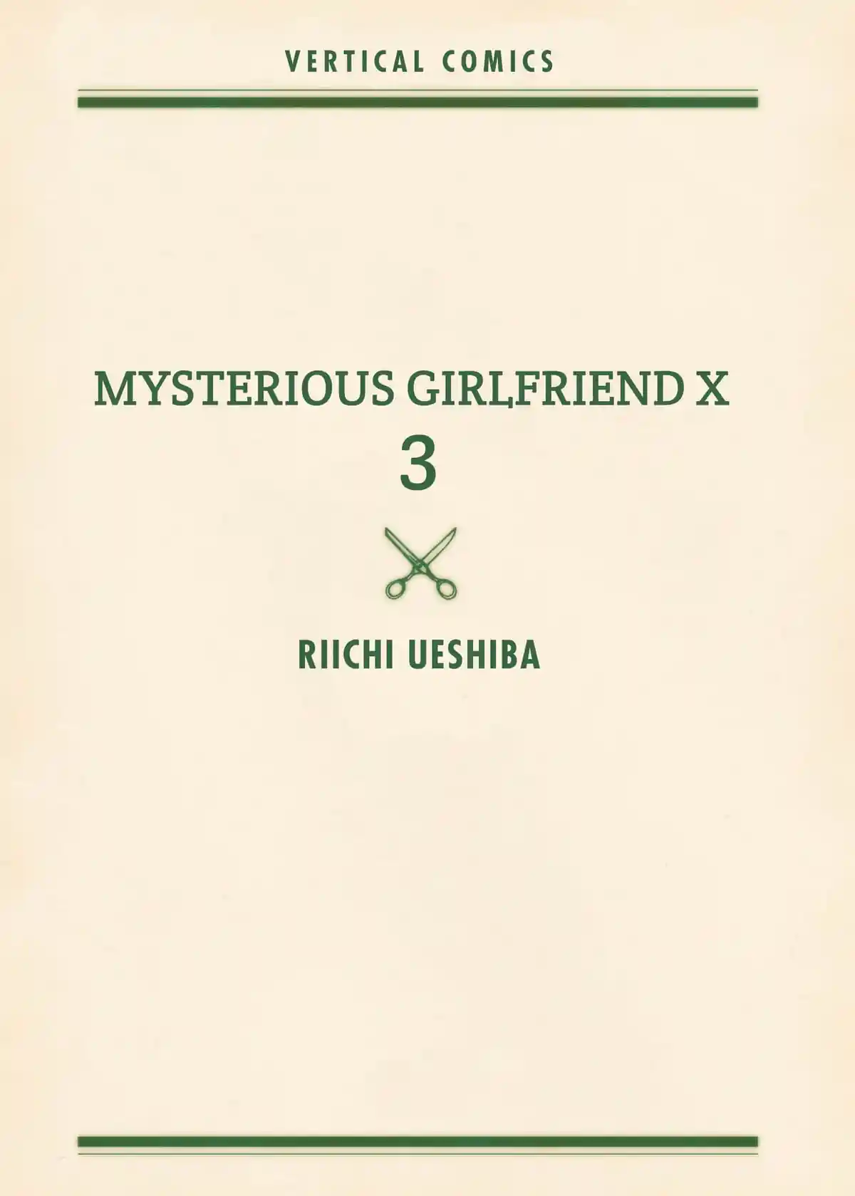 Mysterious Girlfriend X Vol. 3
