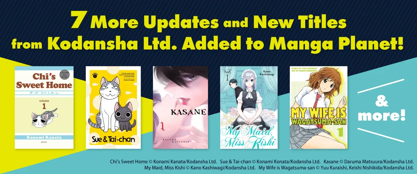 New Kodansha Ltd. Releases and Updates - May 8th, 2024